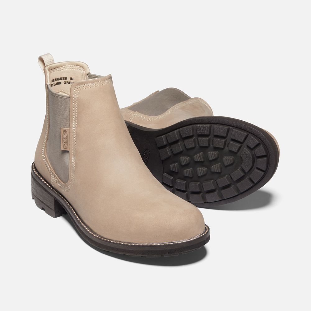 Botas Chelsea Keen Mexico Beige - Mujer Oregon City - QM9721850